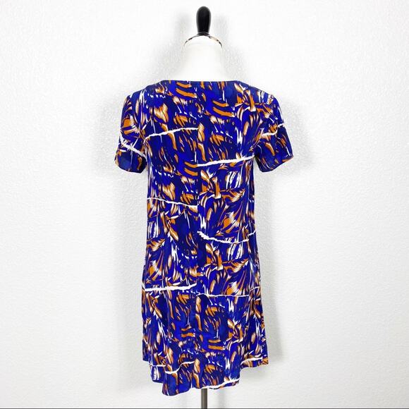 Kenzo Womens 100% Silk Torn Flowers Print Dress Size X-Small - Picture 8 of 13